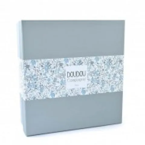 New Doudou OURS bleu avec pétales - BOH'AIME - Cadeaux Naissance|Les Boh'aime