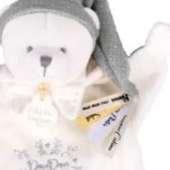 Best Doudou Ours cape Gris - 25 cm - Collection Anniversaire Doudou® Anniversaire|Ours