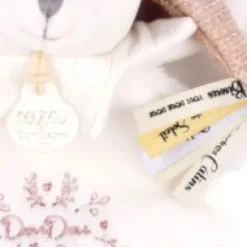 Fashion Doudou Ours cape Rose - 25 cm - Collection Anniversaire Doudou® Anniversaire|Ours