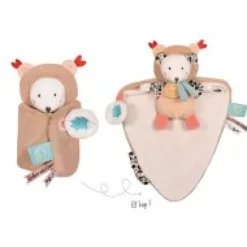 Discount Doudou Ours marron avec cape - Papillotte - 3 EN 1 Les Prix Doux|Les Petits Futés