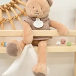Online Doudou Ours marron avec mouchoir - Sweety - 25 cm Cadeau À Moins De 20€|Ours