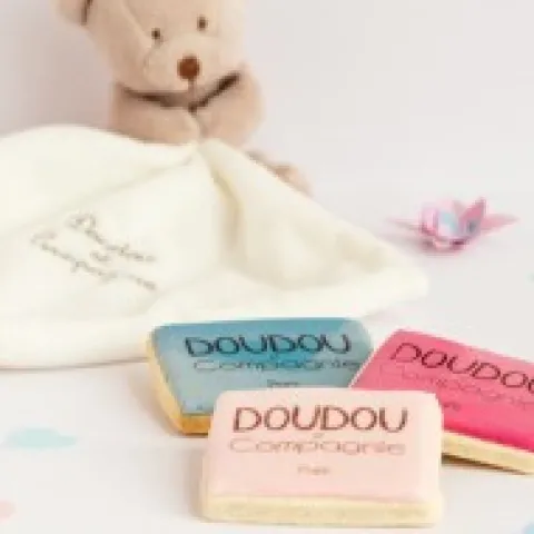 Sale Doudou ours mouchoir - 10 cm - Boite fleur Cadeau À Moins De 20€|Cadeaux Naissance