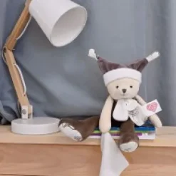 Discount Doudou ours mouchoir 3 histoires - Marron Doudous À Histoires|Ours