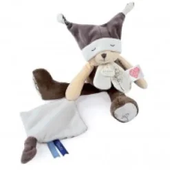 Discount Doudou ours mouchoir 3 histoires - Marron Doudous À Histoires|Ours