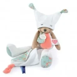 Hot Doudou ours mouchoir 3 histoires - Blanc Doudous À Histoires|Ours