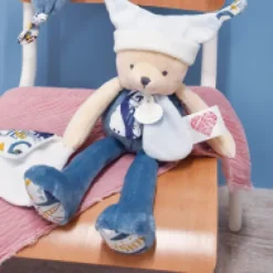 Discount Doudou ours pantin 3 histoires - Bleu Doudous À Histoires|Ours