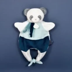 Outlet Doudou Panda marionnette - Petit sac - Amusette 3 EN 1 Les Petits Futés|Les Marionnettes