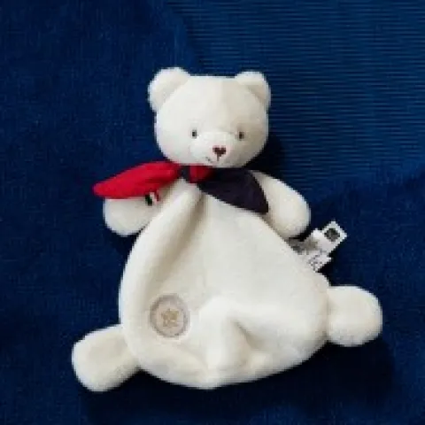 Online Doudou plat fabriqué en France - L'Ours Élysée - 22 cm Collection X Elysée|Ours