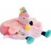 Fashion Doudou plat Flamant Rose-25 cm Doudou Plat