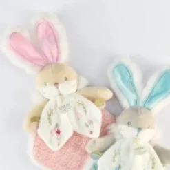 Hot Doudou plat lapin de sucre rose -  24 cm Lapin De Sucre|Lapin