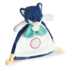 Outlet Doudou plat Loup bleu marine Tiwipi - 23 cm Tiwipi|Loup
