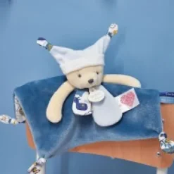 New Doudou plat Ours 3 histoires - Bleu Doudous À Histoires|Ours