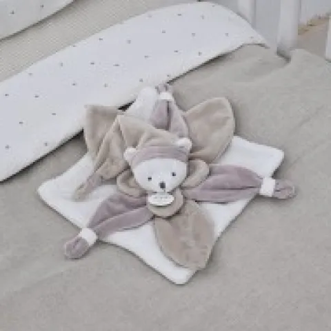 Discount Doudou plat Ours Collector taupe - 24 cm Les Iconiques|Ours