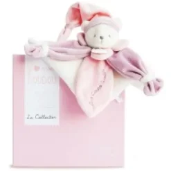 Clearance Doudou plat Ours Collector rose - 24  cm Les Iconiques|Ours