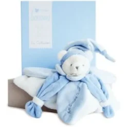 Online Doudou plat Ours Collector bleu - 24 cm Les Iconiques|Ours