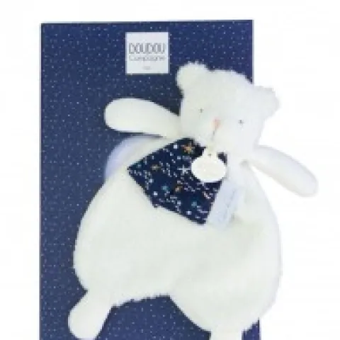 Clearance Doudou plat Ours Luminescent - 26 cm - Clair de Lune Les Luminescents|Ours