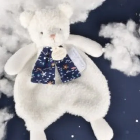 Clearance Doudou plat Ours Luminescent - 26 cm - Clair de Lune Les Luminescents|Ours