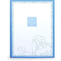 Sale Doudou plat ours Petit chou - Bleu - 27  cm Cerise Et Petit Chou|Ours