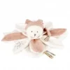 Best Doudou plat pétales Ours Rose - 25 cm - Collection Anniversaire Doudou® Anniversaire|Ours