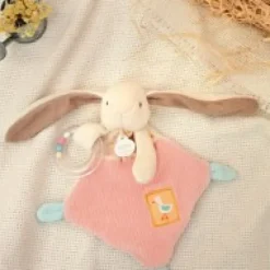 Clearance Doudou plat rose - LAPIN CIBOULETTE- 27 cm Dans Mon Jardin|Lapin