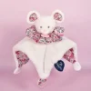 Fashion Doudou Souris blanche - Cocon - Balle d'éveil - 3 EN 1 Les Petits Futés|Balles Sensorielles