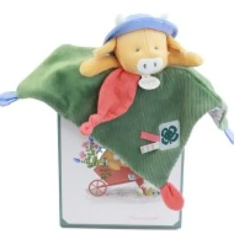 Outlet Doudou vache - Doudou plat Aneth - 27 cm Dans Mon Jardin|Vache