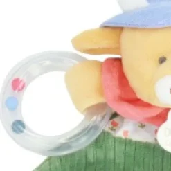 New Doudou vache avec hochet billes - Aneth -21 cm Dans Mon Jardin|Hochets Et Pantins D'activités