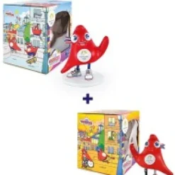 Fashion Duo de Figurines Mascottes Officielles JO Paris 2024 Les Figurines Mascotte Jo Paris