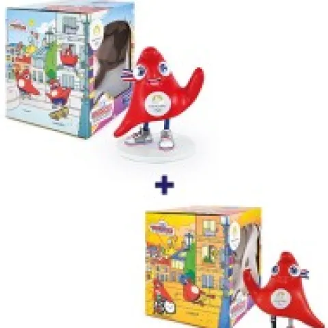 Fashion Duo de Figurines Mascottes Officielles JO Paris 2024 Les Figurines Mascotte Jo Paris