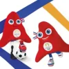 Outlet Duo de peluches mascottes Olympique et mascotte Paralympique JO paris 2024 - 23 CM Mascotte Jo|Mascotte Jo