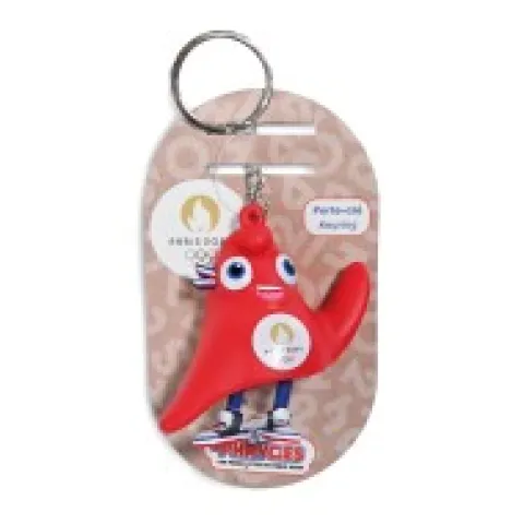 Fashion Duo de Porte-clés JO Paris 2024 - Mascotte Olympique et Paralympique - 7 cm Les Figurines Mascotte Jo Paris|Mascotte Jo