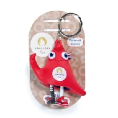 Fashion Duo de Porte-clés JO Paris 2024 - Mascotte Olympique et Paralympique - 7 cm Les Figurines Mascotte Jo Paris|Mascotte Jo