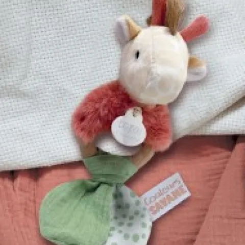 Hot Hochet bébé girafe - 15 cm Cadeau À Moins De 20€|Couleurs Savane