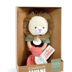 Outlet Hochet bébé lion - 15 cm Cadeau À Moins De 20€|Couleurs Savane