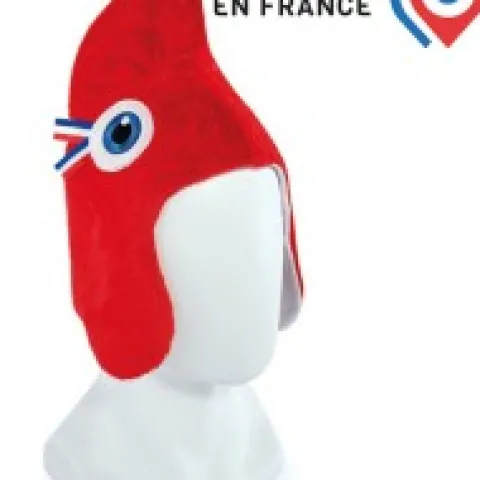 New Kit supporter chapeau Phryge - Bonnet phrygien JO paris 2024 - Taille L - Adulte - Fabriqué en France Mascotte Jo