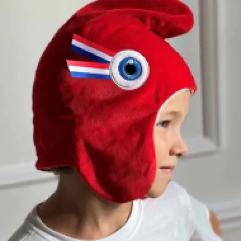 Best Kit supporter chapeau Phryge - Bonnet phrygien JO paris 2024 - S - Enfant - Fabriqué en France Collection Bébé Jo|Les Peluches Supporters