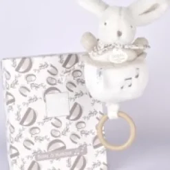 Best Lapin DOUDOU® - boite à musique lapin - 20 cm - Blanc Lapin Doudou|Lapin