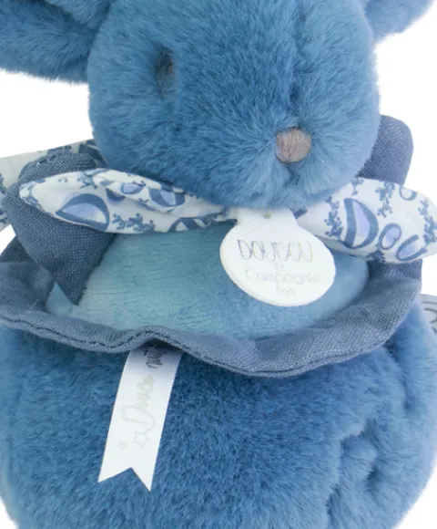 Discount Lapin DOUDOU® - boite à musique lapin - 20 cm - Bleu Lapin|Boîte À Musique