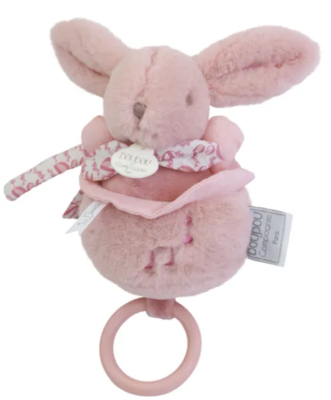 Online Lapin DOUDOU® - boite à musique lapin - 20 cm - Rose Lapin|Boîte À Musique