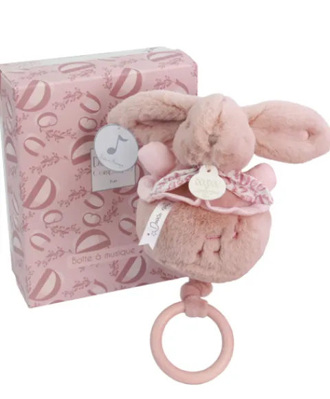 Online Lapin DOUDOU® - boite à musique lapin - 20 cm - Rose Lapin|Boîte À Musique