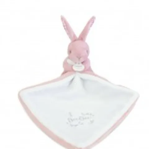 Sale Lapin DOUDOU® - Doudou Lapin mouchoir- 10 cm - Rose Lapin Doudou|Lapin