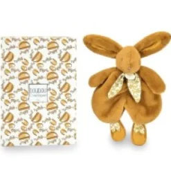 Outlet Lapin DOUDOU® - Doudou lapin Jaune moutarde - 29 cm Lapin Doudou|Lapin