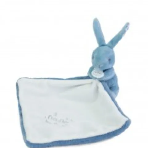 Discount Lapin DOUDOU® - Doudou mouchoir Lapin- 10 cm - Bleu Lapin Doudou|Lapin