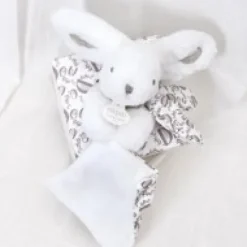 Online Lapin DOUDOU® - Pantins avec doudou assortis Blanc - 16cm Lapin Doudou|Lapin