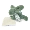 New Lapin DOUDOU® - Peluche lapin Vert avec doudou assorti - 16 cm Lapin Doudou|Lapin