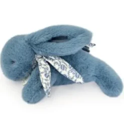 Best Lapin DOUDOU® - Peluche lapin Bleu - 25 cm Lapin Doudou|Lapin