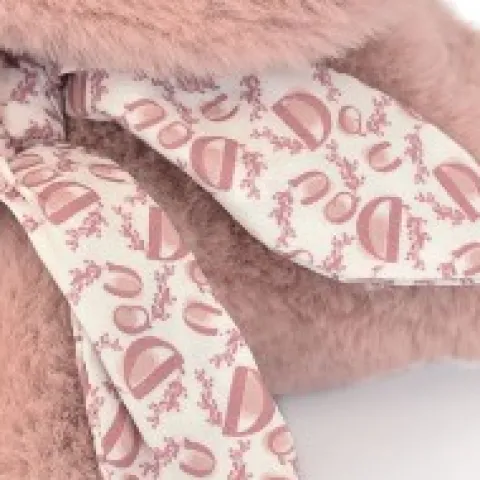 Best Lapin DOUDOU® - Peluche lapin Rose poudré - 25 cm Lapin Doudou|Lapin