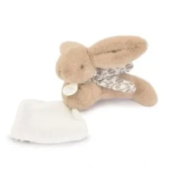 New Lapin DOUDOU® - Peluche lapin Beige avec doudou assorti - 16 cm Cadeau À Moins De 20€|Lapin Doudou