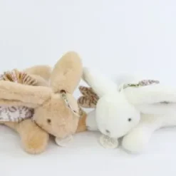 Fashion Lapin DOUDOU® - Porte-clés - Blanc Lapin Doudou|Lapin