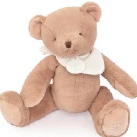 Fashion L'Ours Doudou® - Ours en peluche marron clair - 25 cm Happy Doudou|Ours